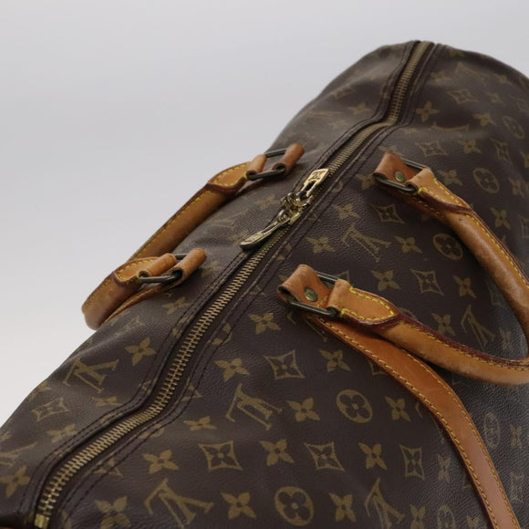 LOUIS VUITTON Monogram Keepall 55 Boston Bag M41424 LV Auth ep7541