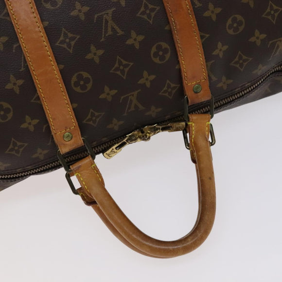 LOUIS VUITTON Monogram Keepall 55 Boston Bag M41424 LV Auth ep7541