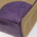 PRADA Tote Bag Canvas Beige Auth ep7542-14