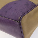 PRADA Tote Bag Canvas Beige Auth ep7542-15