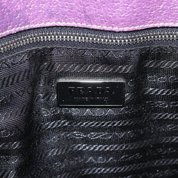 PRADA Tote Bag Canvas Beige Auth ep7542