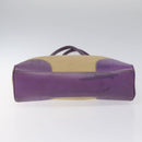 PRADA Tote Bag Canvas Beige Auth ep7542-5