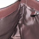 GUCCI GG Canvas Shoulder Bag Beige Silver 110054 Auth ep7544-19