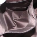 GUCCI GG Canvas Shoulder Bag Beige Silver 110054 Auth ep7544-20