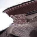 GUCCI GG Canvas Shoulder Bag Beige Silver 110054 Auth ep7544-21