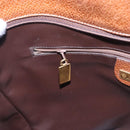 GUCCI Micro GG Supreme Shoulder Bag PVC Leather Beige Brown gold Auth ep7547-22