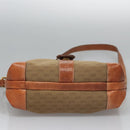 GUCCI Micro GG Supreme Shoulder Bag PVC Leather Beige Brown gold Auth ep7547-5
