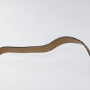 Christian Dior Honeycomb Canvas Chain Shoulder Bag PVC Black gold Auth ep7550-14