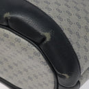 GUCCI Micro GG Supreme Shoulder Bag PVC Navy Gold Auth ep7561-9