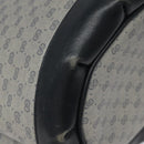 GUCCI Micro GG Supreme Shoulder Bag PVC Navy Gold Auth ep7561-16