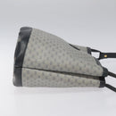 GUCCI Micro GG Supreme Shoulder Bag PVC Navy Gold Auth ep7561-3