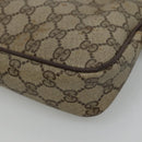 GUCCI GG Supreme Shoulder Bag PVC Beige Brown gold 97 02 068 Auth ep7562-16