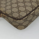 GUCCI GG Supreme Shoulder Bag PVC Beige Brown gold 97 02 068 Auth ep7562-17