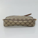 GUCCI GG Supreme Shoulder Bag PVC Beige Brown gold 97 02 068 Auth ep7562-5