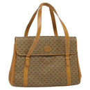GUCCI Micro GG Supreme Hand Bag PVC Leather Beige Gold 000 984 4857 Auth ep7571-1