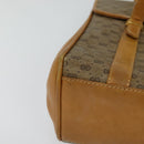 GUCCI Micro GG Supreme Hand Bag PVC Leather Beige Gold 000 984 4857 Auth ep7571-14