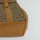 GUCCI Micro GG Supreme Hand Bag PVC Leather Beige Gold 000 984 4857 Auth ep7571-15