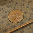 GUCCI Micro GG Supreme Hand Bag PVC Leather Beige Gold 000 984 4857 Auth ep7571-17