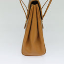 GUCCI Micro GG Supreme Hand Bag PVC Leather Beige Gold 000 984 4857 Auth ep7571-3