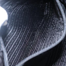 PRADA Tote Bag Nylon Plastic Gray Black Auth ep7577-22