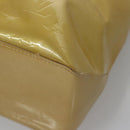 LOUIS VUITTON Monogram Vernis Reade MM Hand Bag Beige M91141 LV Auth ep7589-16