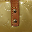LOUIS VUITTON Monogram Vernis Reade MM Hand Bag Beige M91141 LV Auth ep7589-10