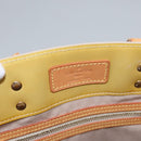 LOUIS VUITTON Monogram Vernis Reade MM Hand Bag Beige M91141 LV Auth ep7589-18