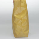 LOUIS VUITTON Monogram Vernis Reade MM Hand Bag Beige M91141 LV Auth ep7589-4
