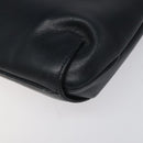 GUCCI Shoulder Bag Leather Navy Gold Auth ep7619-14