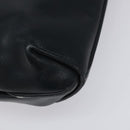 GUCCI Shoulder Bag Leather Navy Gold Auth ep7619-15