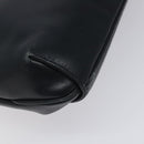 GUCCI Shoulder Bag Leather Navy Gold Auth ep7619-9