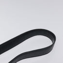 GUCCI Shoulder Bag Leather Navy Gold Auth ep7619-8