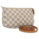 LOUIS VUITTON Damier Azur Pochette Accessoires Pouch N51986 LV Auth ep7627-1