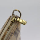 LOUIS VUITTON Damier Azur Pochette Accessoires Pouch N51986 LV Auth ep7627-9