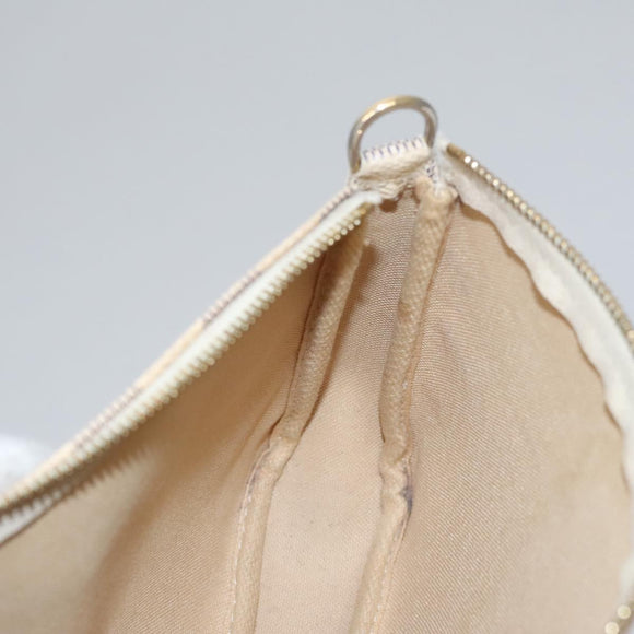 LOUIS VUITTON Damier Azur Pochette Accessoires Pouch N51986 LV Auth ep7627