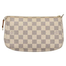 LOUIS VUITTON Damier Azur Pochette Accessoires Pouch N51986 LV Auth ep7627-2