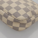 LOUIS VUITTON Damier Azur Pochette Accessoires Pouch N51986 LV Auth ep7627-14