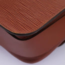 LOUIS VUITTON Epi Cartouchiere MM Shoulder Bag Brown M52243 LV Auth ep7629-16