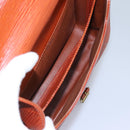 LOUIS VUITTON Epi Cartouchiere MM Shoulder Bag Brown M52243 LV Auth ep7629-11