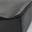 GUCCI Vanity Bamboo Pouch Enamel 2way Black 000 2040 0323 Auth ep7648-12