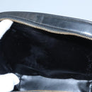 GUCCI Vanity Bamboo Pouch Enamel 2way Black 000 2040 0323 Auth ep7648-17