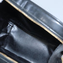 GUCCI Vanity Bamboo Pouch Enamel 2way Black 000 2040 0323 Auth ep7648-18