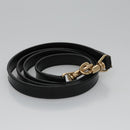 GUCCI Vanity Bamboo Pouch Enamel 2way Black 000 2040 0323 Auth ep7648-24