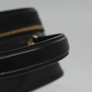 GUCCI Vanity Bamboo Pouch Enamel 2way Black 000 2040 0323 Auth ep7648-7
