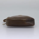 GUCCI Shoulder Bag Leather Brown Gold 001 261 1015 Auth ep7652-5