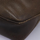 GUCCI Shoulder Bag Leather Brown Gold 001 261 1015 Auth ep7652-16