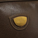 GUCCI Shoulder Bag Leather Brown Gold 001 261 1015 Auth ep7652-19