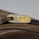 GUCCI Shoulder Bag Leather Brown Gold 001 261 1015 Auth ep7652-20