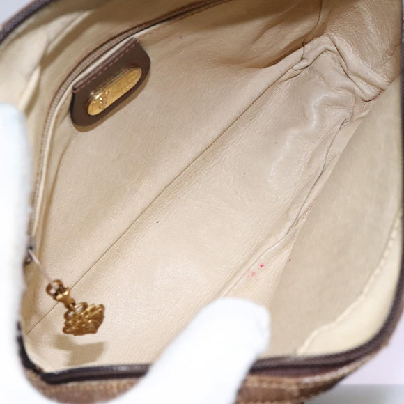 GUCCI Shoulder Bag Leather Brown Gold 001 261 1015 Auth ep7652