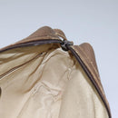 GUCCI Shoulder Bag Leather Brown Gold 001 261 1015 Auth ep7652-22